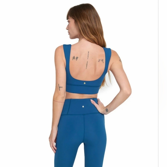 Spiritual Gangster "SOLD OUT COLOR!!" Salem Longline Sports Bra- In Black - Picture 3 of 7